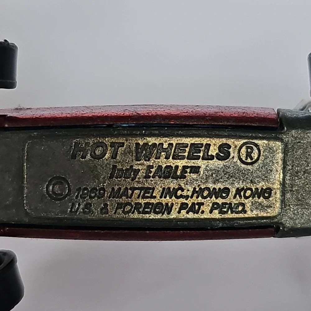 Vintage Hot Wheels Redline 1969 Indy Eagle Red Black‎ Interior Die Cast 1785